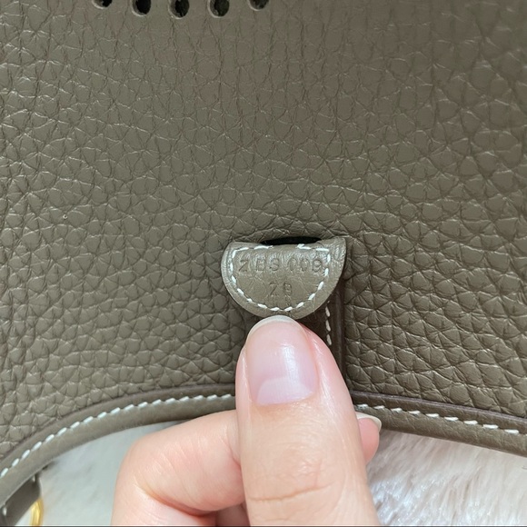 Hermes mini evelyne tpm etoupe - Picture 5 of 6